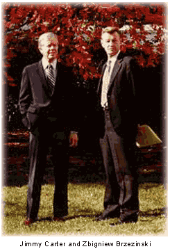 Brzezinski with Jimmy Carter