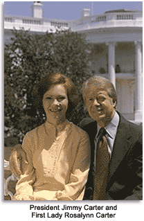 President Jimmy and First Lady Rosalynn Carter