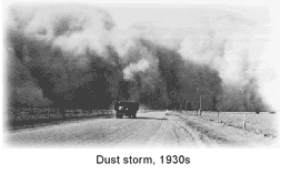 Dust storm 1930s