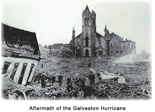 Galveston Hurricane aftermath