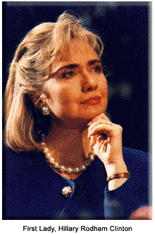 First Lady Hillary Rodham Clinton