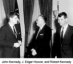 Hoover with JFK and RFK