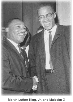 Martin Luther King, Jr and Malcolm X