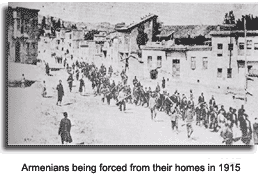 Armenians forced from their homes