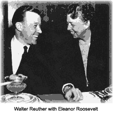 Reuther with Eleanor Roosevelt