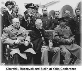 Churchill, FDR and Stalin at Yalta