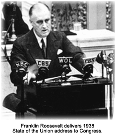 FDR gives State of the Union Address