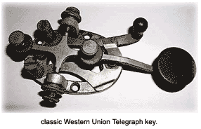 Western Union Telegraph Key