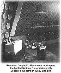 Dwight D. Eisenhower addresses UN