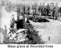Mass grave at Wounded Knee