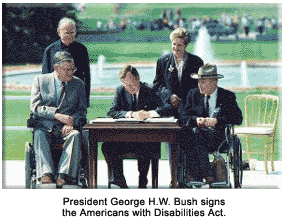 George H. W. Bush signs the Act