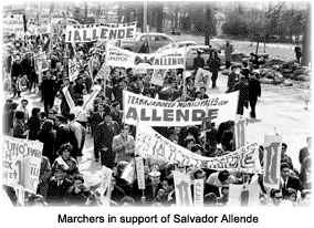 Allende supporters