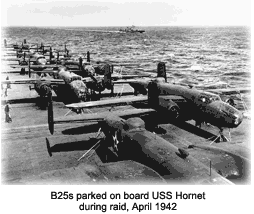 B25s on deck