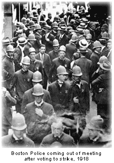 Boston police, 1918