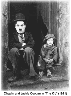 Chaplain and Jackie Coogan