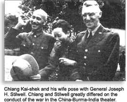 Stillwell with Chiang Kai-shek