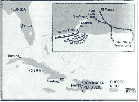 Cuban Campaign map