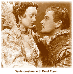 Bette Davis and Errol Flynn