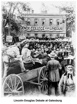 Lincoln-Douglas debate at Galesburg