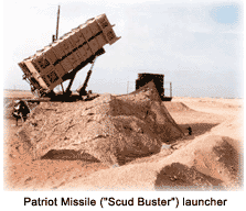 Patriot missile launcher