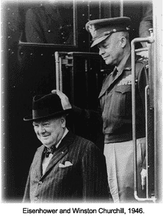 Eisenhower and Churchill