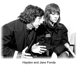 Tom Hayden and Jane Fonda