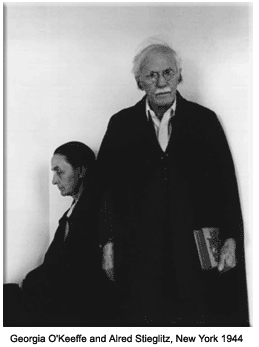 O`Keeffe with Stieglitz