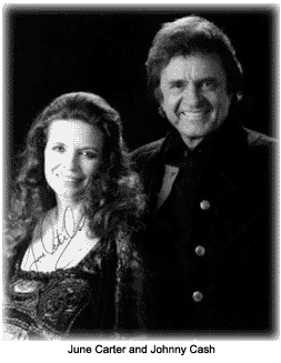 June Carter and Johnny Cash