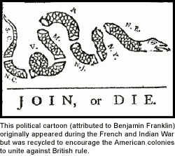 Join or Die Cartoon