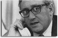 Kissinger on the phone