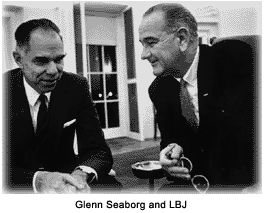 LBJ and Seaborg