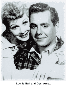 Lucille Ball and Desi Arnaz