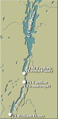 Fort Carillon Map