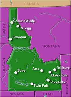 Idaho Map