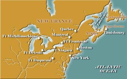 New France Map