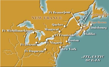 New France Map