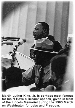 MLK delivering 