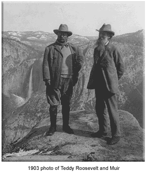 Muir and Teddy Roosevelt