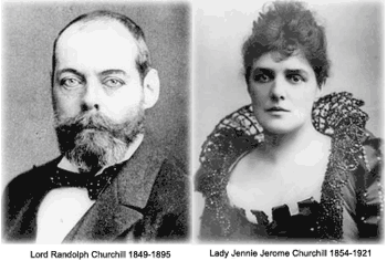 Churchill`s parents