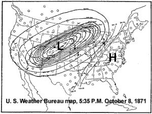 US Weather Bureau map