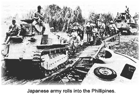 Japanese invade Philippines