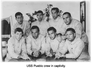 Pueblo crew in captivity