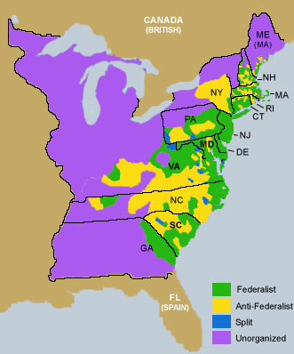 Ratification sentiments map