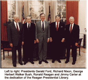 Dedication of Ronald Reagan Library