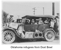 Oklahoma refugees, 1930s