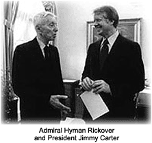 Rickover and President Jimmy Carter