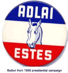 1956 campaign button
