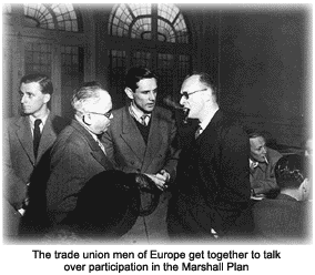 European trade union men