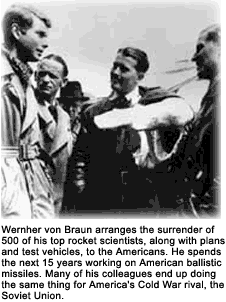 Von Braun surrenders to America